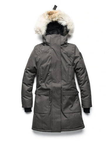 MERIDETH LADIES PARKA STEEL GREY