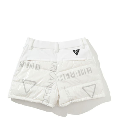 Women's CD9-DCSP Down shorts WHITE
