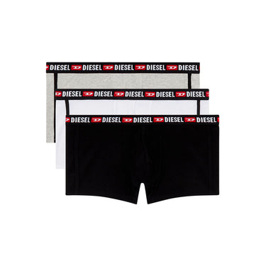 Diesel Umbx-Three-pack boxer briefs with side band Grey/Black