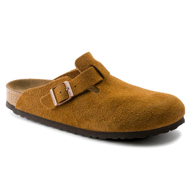 Unisex Boston Soft Footbed Suede Leather Mink Regular/Wide