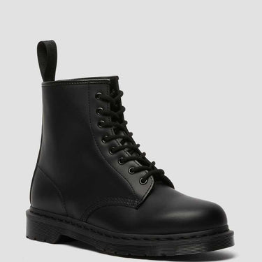 Unisex 1460 Mono Smooth Leather Lace Up Boots Black