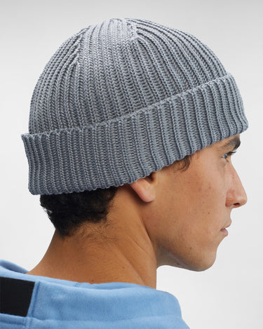Extra Fine Merino Wool Lens Beanie Griffin Grey