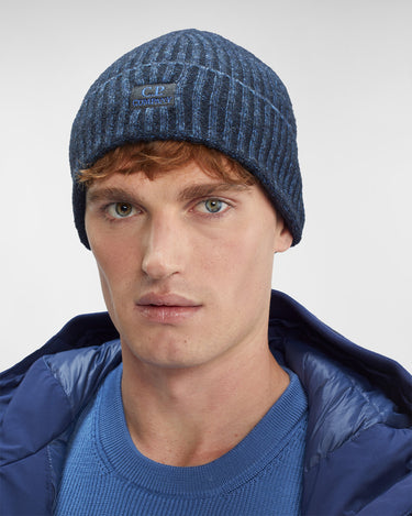 Fleece Knit Beanie Riviera - Blue