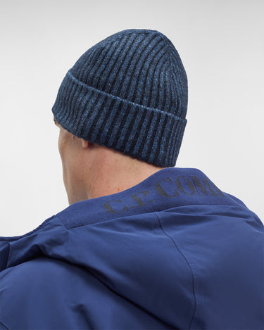 Fleece Knit Beanie Riviera - Blue