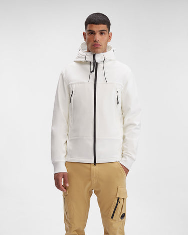 C.P. Shell-R Goggle Jacket Gauze White