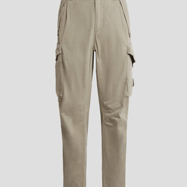 Stretch Sateen Pants Loose Fit Silver Sage