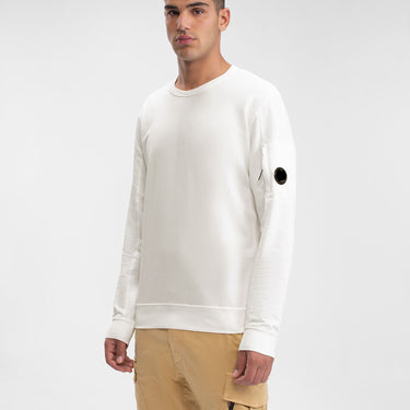 Light Fleece Sweatshirt Gauze White
