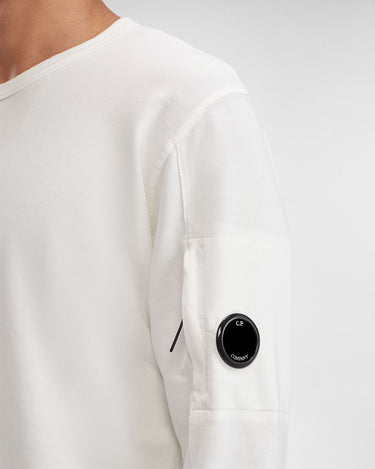 Light Fleece Sweatshirt Gauze White