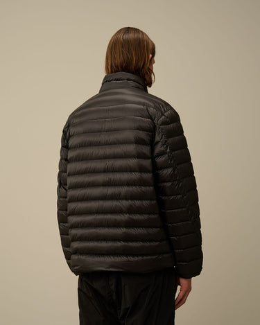 D.D. Shell Collar Zip Down Jacket Black