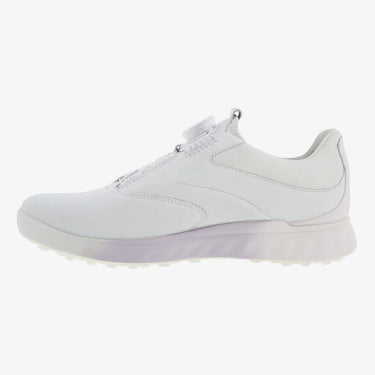 Ecco Women's Golf S-three Boa Shoe White / Delicacy / White