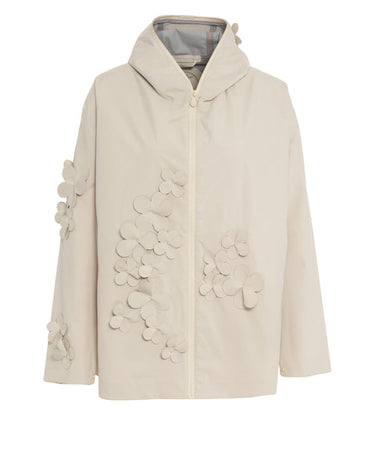Women's ROSA HOODED JACKET in SHORE BEIGE