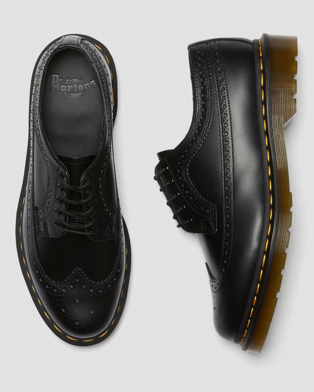 3989 Yellow Stitch Dr Martens 3989 Smooth Finish 3989 Dark Brown