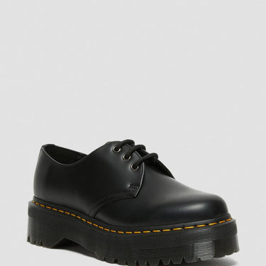 1461 Smooth Leather Platform Shoes Black