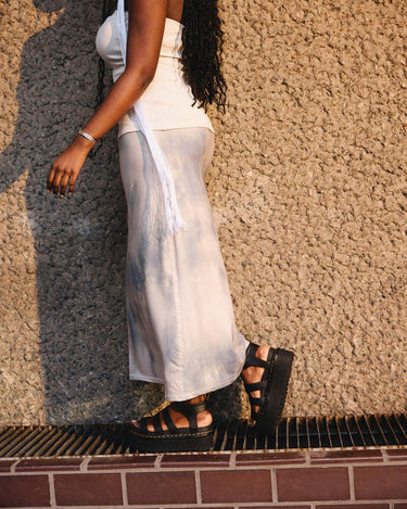 Women's Blaire Hydro Leather Platform Strap Sandals Black