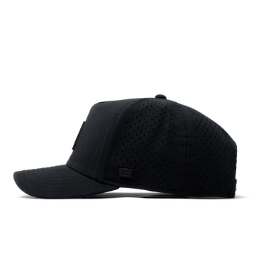 Odysea Stacked Hydro Performance Snapback Hat BLACK