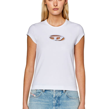Diesel T-Angie T-shirt With Peekaboo Logo White