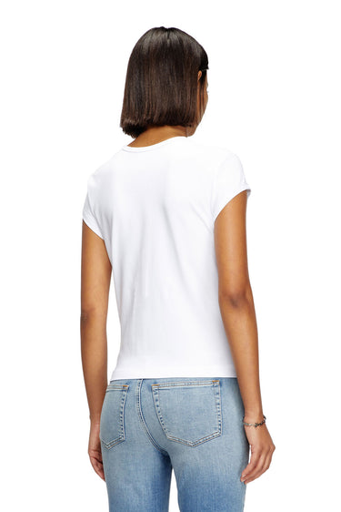 T-Angie T-shirt with peekaboo logo White