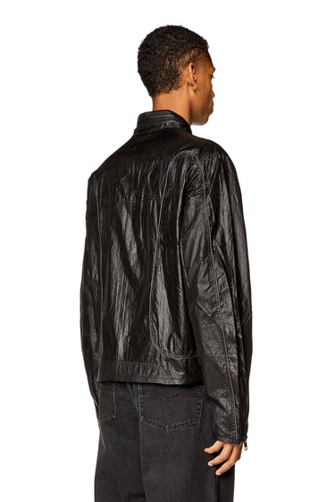 J-Blinkid-A Nylon jacket with contrast detailing Black