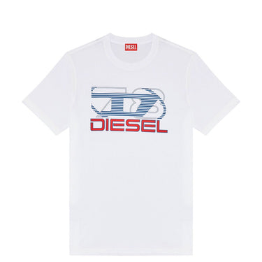 T-Diegor-K74 T-shirt with Oval D 78 print WHITE