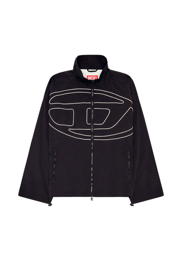 J-Vatel Taslan jacket with piped Oval D Black