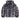 W-Claus-Camu Hooded puffer jacket with camo print Grey