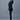 ADALI Down coat with silver fox fur Signature Mackage Collar Black