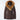 ADALI Down Coat With Natural Fur Signature Colla Coffee