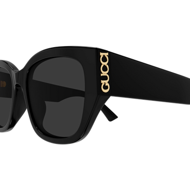 Women's GG2043SA-001 55 Sunglass RECYCLED BLACK
