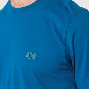 C.P. Company 30/1 Jersey Logo T-shirt Ink Blue