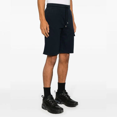 C.P. Company Light Fleece Utility Shorts Total Eclipse