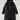 Aliquippa Long Down Jacket in Glossy Nylon Black