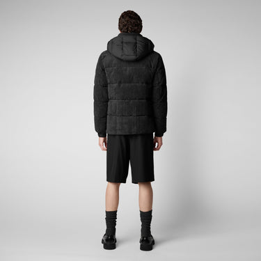 Men's Albus Jacket With Detachable Hood In Black