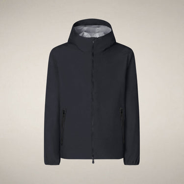 Men's hooded jacket drop in blue black