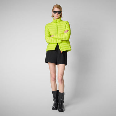 Woman's Carly Puffer Jacket in Lichen Green