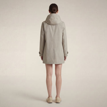 Women's hooded coat april in rainy beige