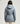 Women's Hooded Animal free Puffer Coat Reese in Blue Fog