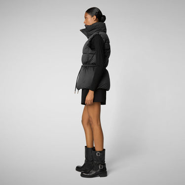 Woman's vest Ren in EDEL in Black