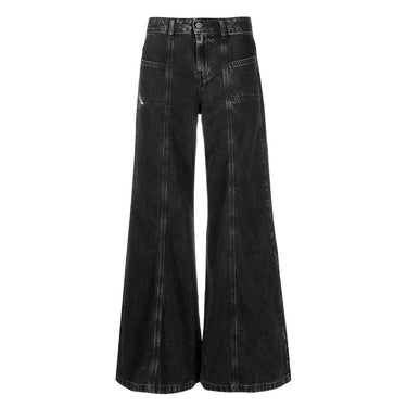 Diesel D-Akii 068hn flared bootcut jeans Black