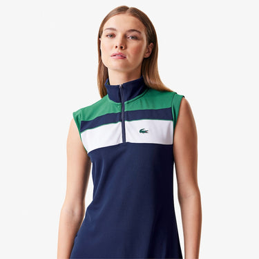 Women's Tennis Dress  Navy Blue / Green / Navy Blue