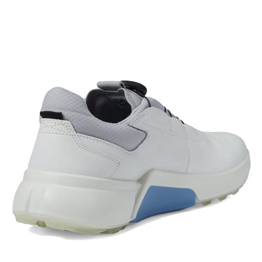 Ecco Men's Golf Biom H4 Boa Shoe White / Retro Blue