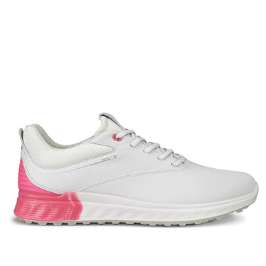 Ecco Women's Golf S-three Shoe White / Bubblegum