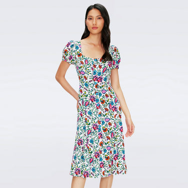 Elena Dress in Floral March