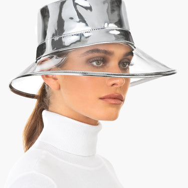 Gogo Rain Bucket Hat Crystal/silver