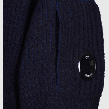Fleece Knit Crewneck Vanisé Knit Estate Blue