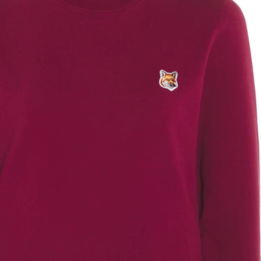Women's Fox Head Patch Regular Sweatshirt Brick Red
