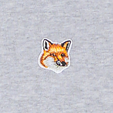Women's Fox Head Patch Regular Sweatshirt Light Grey Melange