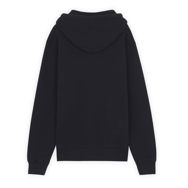 Handwriting Comfort Zipped Hoodie Black/White Bicolor
