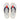 Island Slipper Men's Multi Color Leather Thong Red/white/blue