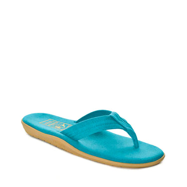 Island Slipper Men's Suede Thong Turquoise