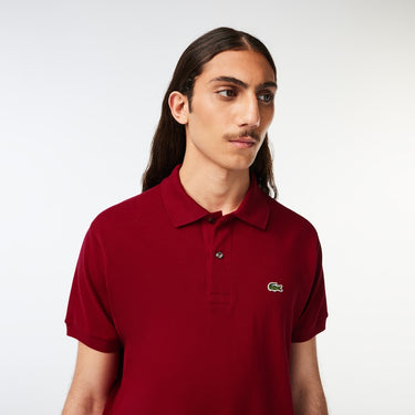 Men's Original L.12.12 Petit Piqué Cotton Polo Bordeaux